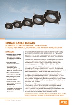 TE Single Cable Cleats